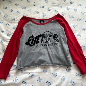 I thrifted this “Billionaire Boys club” designer top